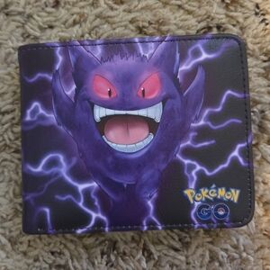 New gengar pokemon anime manga leather wallet